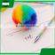 Funny School Office Stationery Mini Plastic Rainbow Hair Ball Roller Ball Point Pen