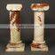 Best Salling BROWN GOLDEN ONYX COLUMNS PILLARS CARVED TOP