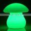 rechargeable color changeable mushoom table or desk lamp night lights