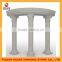 Decorative outdoor marble roman stone column and scuipture with various designs