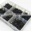DIY Assortment Box of 700 Black Self Tapping Screws PZD Flange 350563