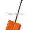 14" Plastic Snow Shovel with Long Metal Handle