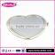 Makeup magnifying mirror in heart shape/office desk makeup mirror/Double-sided lighted mirror/fancy morrir/Desktop Makeup Mirror