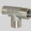 Equal Stainless steel welding thread 3-way pipe Tee