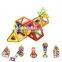 Kids/Children Educational Rainbow Construction Stacking Sets Inspire Magnetic Building Tiles Magnetic w/ Portable Box Package