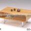2015 high gloss wooden legs for modern folding wooden coffee table