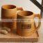 Promotion large-capacity wooden drinking mugs/ wood drinking cup