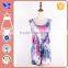 Tied waist dip dye young women prato clothing jumpsuit dress