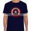 OEM screen printed navy blue t-shirts for man