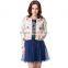 Domin fashion latest beading and sequin lady coat