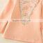 2015 New Design Girls T-shirts With Lace Design Sweet Girl T-shirt With Plush in Side