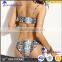 Special Single Shoulder Wild Nylon Spandex Bandeau Bikini.