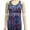 New Sublimation Printed Fitness Wear Yoga Wear Women Y Back Fitness Tank Top