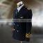 Juqian OEM custom mens airline pilot uniform for captain, Airline Hostess Uniform, Airport uniform