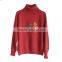 2017 NEW design christmas sweater christmas tree Embroidery turtleneck Customized sweater