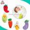 custom 5 pack of vegetable plush toy & plush vegetables