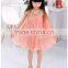 Pink & Gold Sequin Yoke Dress