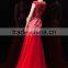 Prom Formal Evening Dress A-line V-neck Floor-length Satin Party dress P040