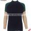 Pullover men mock neck color combination sweater