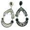 Wholesale trade in Europe and America environmental alloy rhinestone earrings