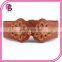 whlolesale newest trendy vintage woven extra wide belt elastic corset belt