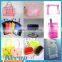 Custom soft transparent pvc with logo bags for shopping