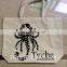 AZO FREE! Cheap customized cotton fabric bag with handle