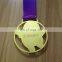 High quality gold 3D cut out medal with lanyard