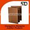 New Arrival Office Desktop Supply PU Leather Desk Calendar Holder