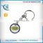 factory direct sell trolley coin key chain/shopping trolley coins