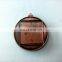 Antique bronze plating zinc alloy custom commemorative medal with 3D football pattern