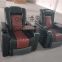 Real genuine leather power recliner theater sofa with cool cupholder