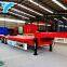 Wholesales Shipping Container Twist Lock 3/4 Axles Gooseneck Low Bed Truck Semi Trailer 40Ft Flatbed Trailer