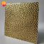 Building material titanium-gold stainless steel embossed sheet for luxury KTV renovation