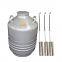 liquid nitrogen dewar container can with Wide open mouth