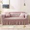 I@home European Classical Bubble Stripe High Stretch Protective Couch Sofa Cover Stretch With Skirt