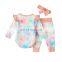 Baby Flutter Sleeve Bodysuit Outfit Toddler Girl Clothes