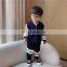 Boys and girls contrast cardigan short jacket casual baseball uniform