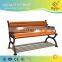 Environmental friendly shape park sit up bench
