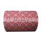 Flower print ppgi coils patterns galvanized steel plate