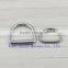 New design shiny sliver color handbag bulk metal d ring