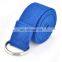 Organic Cotton Custom Adjustable Yoga Stretch Band Yoga Carry Strap