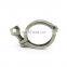 Wholesale price 1.5" SS304 heavy duty single pin clamp fitting connection stainless steel sanitary flange clamp