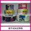 Factory custom custom waterproof transparent self adhesive label/die cutting sticker/label