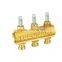 Floor Heating Systems brass Exhaust Pipe Type Manifold