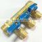  supply underfloor heating manifold brass material