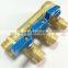 alibaba supply underfloor heating manifold brass material