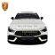 High quality fiber glass car front rear bumper lip for Bez GT50 modify GT63S body kit