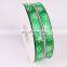 Low Price Wrap Cheap With Flower Logo Ready Made Printed Rol Silk Satin Christmas Ribbon