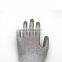 Gray PU Coated Sharp Cut Resistant Gloves Fish Handling Gloves